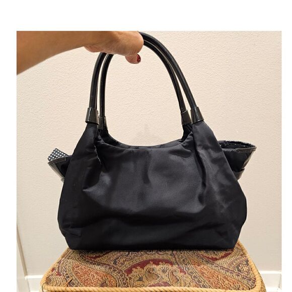 Kate Spade Nylon Hobo Black Shoulder Handbag - Picture 6 of 12